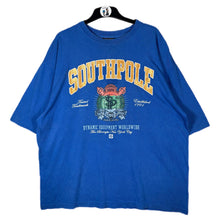 Load image into Gallery viewer, Southpole Blue Graphic Crest Tee Y2K Hip Hop Streetwear T-Shirt Size XL