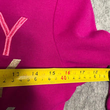 Load image into Gallery viewer, Juicy Couture Pink Y2K Fleeced Mcbling Embroidered Hoodie, Size S-M