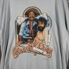 Load image into Gallery viewer, 2006 Cheech & Chong Graphic Tee Light Blue XL Vintage Stoner Movie T-Shirt