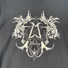 Load image into Gallery viewer, Affliction Black Tribal Crest Graphic T-Shirt 00s Y2K USA Made Size L