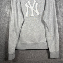 Load image into Gallery viewer, MLB NY Yankees Grey Hoodie 2XL – Classic Logo, Y2K Streetwear Essential