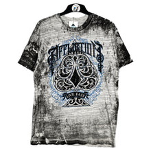 Load image into Gallery viewer, Affliction Acid Wash Spade Graphic T-Shirt Y2K Gothic Streetwear