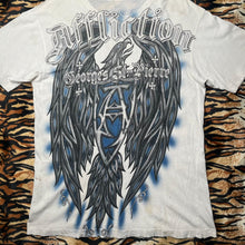 Load image into Gallery viewer, Affliction Georges St Pierre Rush Eagle Cyber Tribal Gothic Angel Top, Size L
