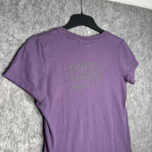 Load image into Gallery viewer, Ed Hardy Purple Y2K Rose Tattoo Style 2000s Top, Size M
