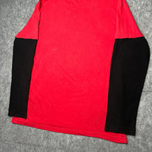 Load image into Gallery viewer, MMA Elite Red Black Thermal Gothic Jesse Pinkman Grunge 2000s Long Sleeve Top, L
