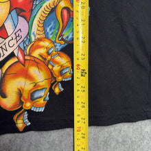 Load image into Gallery viewer, Ed Hardy France Mutli Y2K Grunge Skull Tattoo Style Top, Size Large
