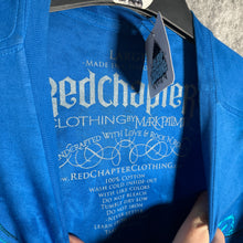 Load image into Gallery viewer, Redchapel Blue Graphic T-Shirt Y2K Gothic Streetwear Tattoo Style
