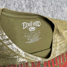 Load image into Gallery viewer, Ecko Unltd MMA Elite Khaki Gothic Grunge Red Y2K 2000s Top, Size 2XL
