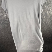 Load image into Gallery viewer, Grey Graphic Wings Cross Tee with Sequin Shoulders – Size 2XL
