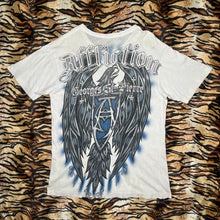 Load image into Gallery viewer, Affliction Georges St Pierre Rush Eagle Cyber Tribal Gothic Angel Top, Size L
