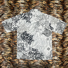 Load image into Gallery viewer, Southpole Y2K Graffiti Hiphop Grey Streetwear 2000s Button Shirt, Size M
