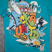 Load image into Gallery viewer, Ecko Blue Y2K Graffiti Streetwear Multi Vintage Top, Size XS-S
