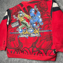 Load image into Gallery viewer, Shock Down Graffiti Hiphop Streetwear Red Y2K 2000s Streetwear, Size Large
