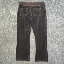 Load image into Gallery viewer, Juicy Couture Y2K Brown Flared Mcbling 2000s Joggers, Size Small
