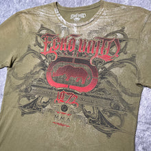 Load image into Gallery viewer, Ecko Unltd MMA Elite Khaki Gothic Grunge Red Y2K 2000s Top, Size 2XL
