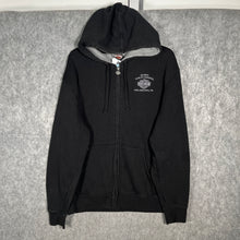 Load image into Gallery viewer, Harley-Davidson Black Zip Hoodie Barb’s Philadelphia Y2K Biker Streetwear
