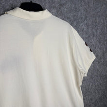 Load image into Gallery viewer, Ralph Lauren Custom Fit White Embroidered Double Horsemen Logo Polo Top, Size XL
