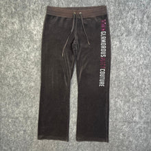 Load image into Gallery viewer, Juicy Couture Y2K Brown Flared Mcbling 2000s Joggers, Size Small
