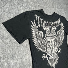 Load image into Gallery viewer, Throwdown x Affliction Eagle Wing Black Gothic Grunge Rare Top, Size XL
