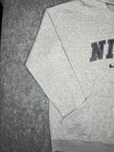 Load image into Gallery viewer, Nike Spellout Grey Vintage Y2K Streetwear Hoodie, Size Large
