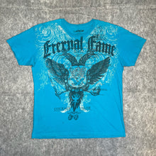 Load image into Gallery viewer, Carbon Eternal Fame Gothic Y2K Jesse Pinkman Style Blue Top, Size XL
