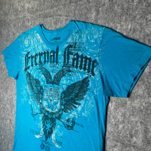 Load image into Gallery viewer, Carbon Eternal Fame Gothic Y2K Jesse Pinkman Style Blue Top, Size XL
