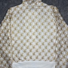 Load image into Gallery viewer, Rocawear Y2K Vintage White and Gold Mcbling Hoodie, Size Small
