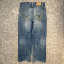 Load image into Gallery viewer, Ecko Unltd. 2000s Embroidered Y2K Logo Pocket Baggy Leg Jeans
