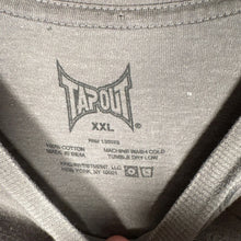 Load image into Gallery viewer, Y2K Gothic Grunge 2000s Brown Tapout Chrome Cross Lion Top Size XXL
