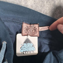 Load image into Gallery viewer, Juicy Couture Navy Velour Joggers Large Y2K 2000s Rear Pocket Detail
