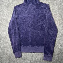 Load image into Gallery viewer, Juicy Couture Navy Velour Y2K Mcbling 2000s Hoodie, Size Large
