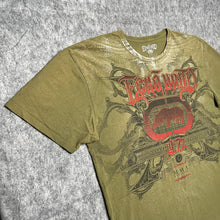 Load image into Gallery viewer, Ecko Unltd MMA Elite Khaki Gothic Grunge Red Y2K 2000s Top, Size 2XL
