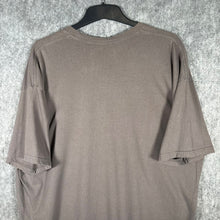 Load image into Gallery viewer, Y2K Gothic Grunge 2000s Brown Tapout Chrome Cross Lion Top Size XXL
