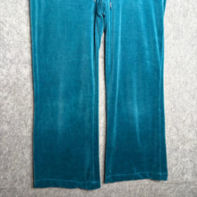 Load image into Gallery viewer, Juicy Couture Blue Y2K Diamante Crown Tracksuit Bottoms, Waist
