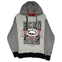 Load image into Gallery viewer, Ecko Unltd Grey Streetwear Y2K Hoodie, Size Medium
