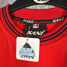 Load image into Gallery viewer, Y2K Hip Hop 2000s  Sports Karl Kani Performance Red T-shirt Size Medium
