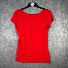 Load image into Gallery viewer, Southpole Red Graphic Angel Rose Tattoo Style Tee, Size L
