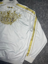 Load image into Gallery viewer, Coogi Y2K 2000s White Gold Vintage Embroidered Track Jacket, Size XL
