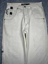 Load image into Gallery viewer, Southpole Y2K Off White Cream Hiphop Jeans, Size Medium
