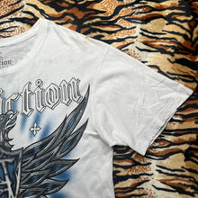 Load image into Gallery viewer, Affliction Georges St Pierre Rush Eagle Cyber Tribal Gothic Angel Top, Size L
