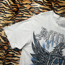 Load image into Gallery viewer, Affliction Georges St Pierre Rush Eagle Cyber Tribal Gothic Angel Top, Size L
