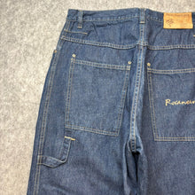 Load image into Gallery viewer, Rocawear 2000s Dark Wash Embroidered Logo Carpenter Jeans, Waist 36

