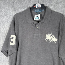 Load image into Gallery viewer, Polo Ralph Lauren Big Pony Grey Polo Shirt XXL Chief Keef No.3
