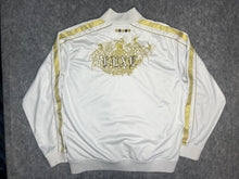 Load image into Gallery viewer, Coogi Y2K 2000s White Gold Vintage Embroidered Track Jacket, Size XL
