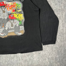 Load image into Gallery viewer, Class Kids Graffiti Grunge 2000s Y2K Long Sleeved Hiphop Top, Size XL
