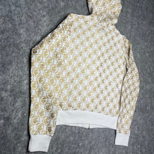 Load image into Gallery viewer, Rocawear Y2K Vintage White and Gold Mcbling Hoodie, Size Small
