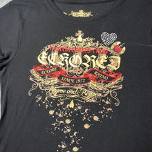 Load image into Gallery viewer, Ecko Red Mcbling Gold Black Y2K Gothic 2000s Top, Size M-XL
