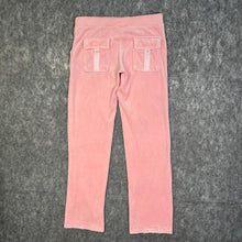 Load image into Gallery viewer, Juicy Couture Light Pink Y2K 2000s Velour Back Pockets Joggers, Size Medium
