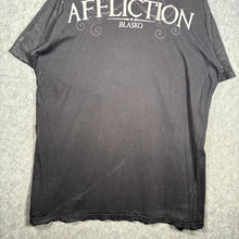 Load image into Gallery viewer, Affliction Blasko Pirate Skull Graphic T-Shirt Black 2XL USA Made
