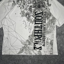 Load image into Gallery viewer, Southpole Gothic Y2K White Black Streetwear Grunge Top, Size 3XL
